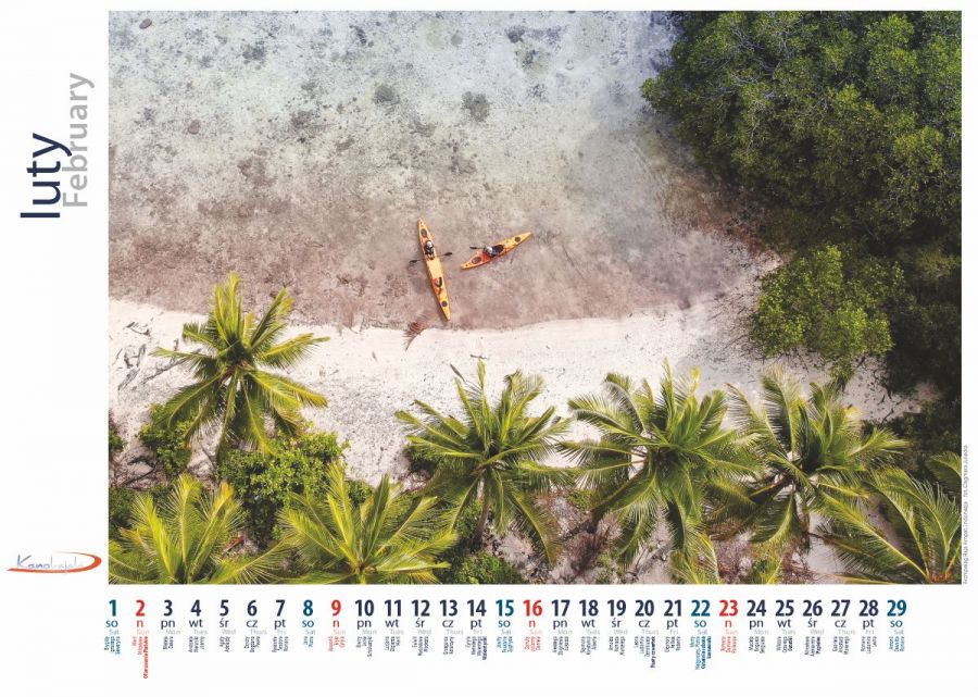 02 luty
Leszek Jurecki (a nie jak podano w kalendarzu - Dagmara, przepraszamy za pomyłkę), Archipelag Raja Ampat, Indonezja
