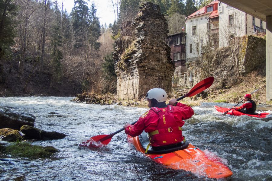 Rzeka Kamienica, Czechy
