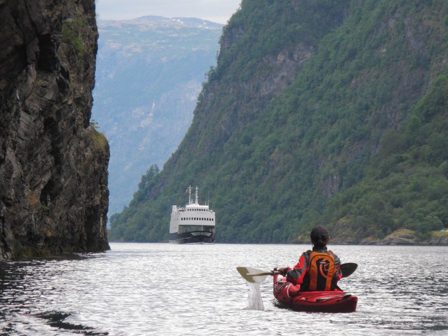 Bliskie spotkanie na fiordzie Naeroy
Słowa kluczowe: fiord Naeroy prom