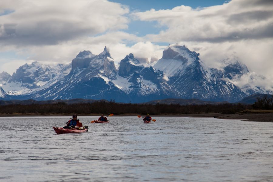 rio Serrano
arek
na rzece Serrano z widokiem na Torres del Paine 
