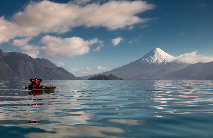 Osorno
arek
na lago Todos los Santos, podczas trawersu od Pacyfiku do Atlantyku.
widok na wulkan Osorno.
