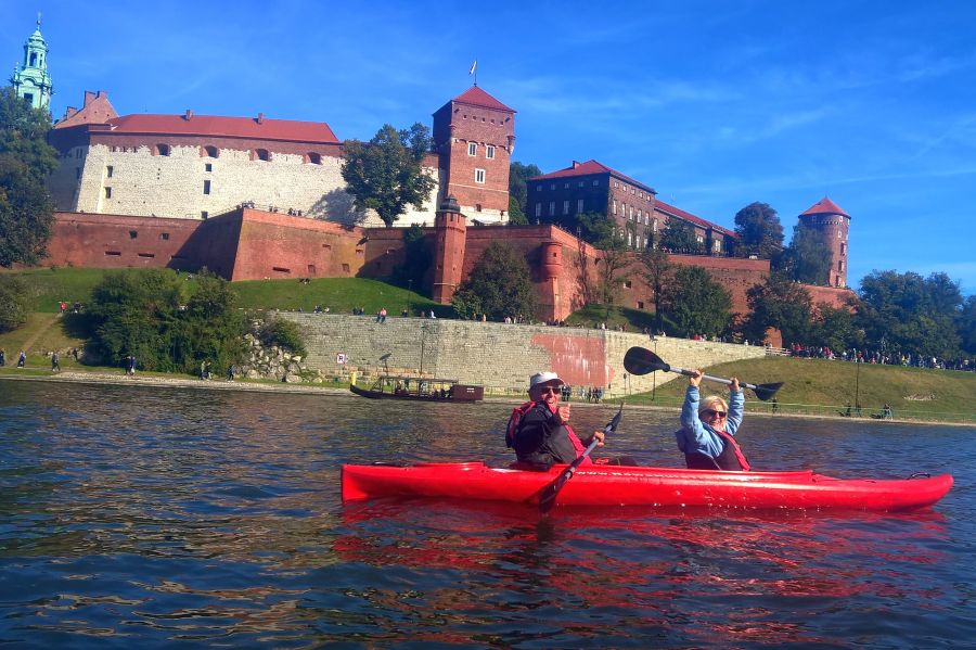 Wisła jest super!
Słowa kluczowe: Wisła Kraków pod Wawelem zielona woda kajak relaks 