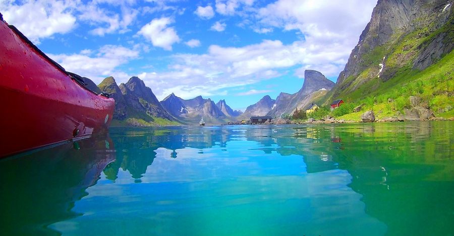 Kajakiem po Kirkefjord II 
Słowa kluczowe: kajakarstwo morskie, fjord, Norwegia