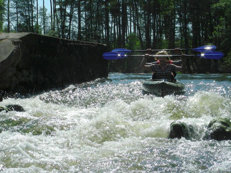 Cały rok na światłach
Pliszka, maj 2009, młyn Łapinóg
