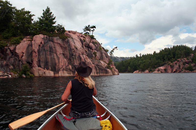 Na Jeziorze George Lake
fot. Jacek D. Kozłowski
Jezioro George Lake w parku Killarney w Ontario
Słowa kluczowe: Ontario