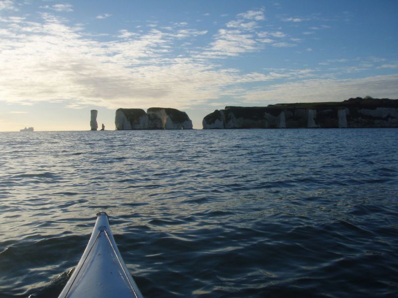 Old Harry rocks
Miejsce na śniadanie przedemną.
Kaziu dziękuję za pożyczenie kajaka i aparatu.
